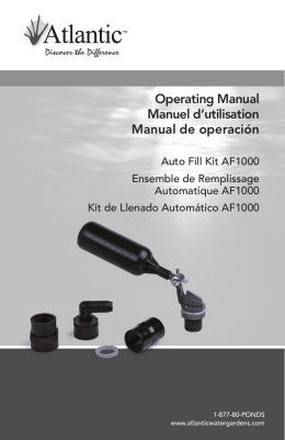 AF1000 Manual