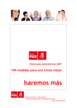 Lea aquí el programa completo del PSOE