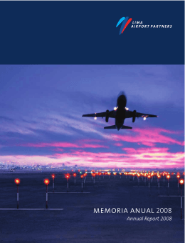 Memoria Anual 2008 - Aeropuerto Internacional Jorge Chávez