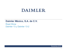 Daimler México, S.A. de C.V.