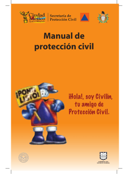 Manual de protección civil - Cultura de la Legalidad. Cultura de la