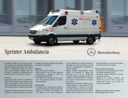 Sprinter Ambulancia
