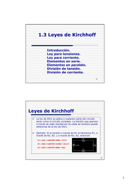 1.3 Leyes de Kirchhoff
