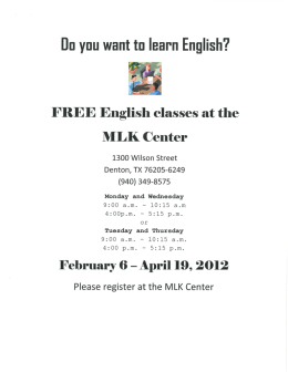 Do you want to learn English?
