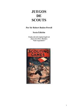 Juegos de scouts