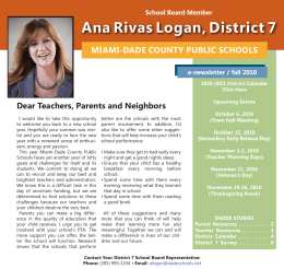 Ana Rivas Logan, District 7 - Dr. Manuel C. Barreiro Elementary