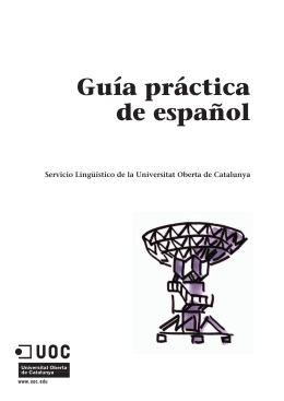 Guía práctica de español - Universitat Oberta de Catalunya