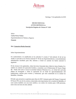 Átton - Superintendencia de Valores y Seguros