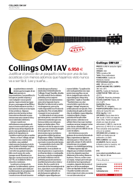 Collings OM1AV 6.950 €