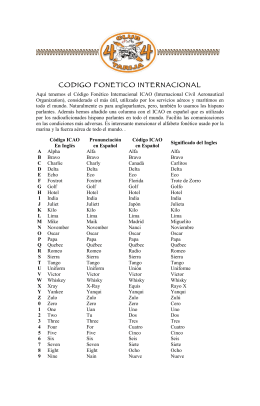 Codigo fonetico internacional
