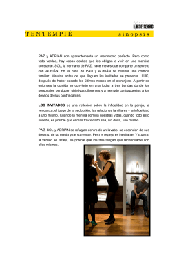 TENTEMPIÉ sinopsis - Produccions de Ferro
