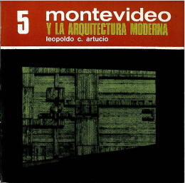 Montevideo y la arquitectura moderna, N° 5, Nuestra Tierra