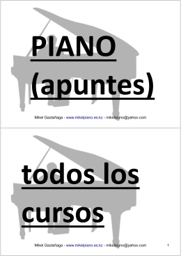 PIANO - Mikel Gaztañaga