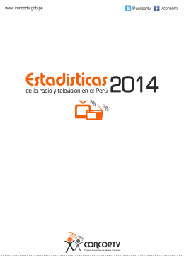 Estadísticas de la Radio y Televisión 2014