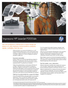 Impresora HP LaserJet P2055dn