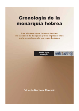 Cronologia monarquia hebrea