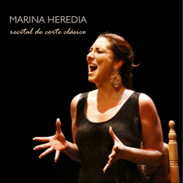 recital de corte clásico MARINA HEREDIA