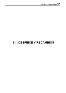 11.- DESPIECE Y RECAMBIOS