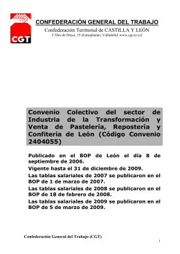 CONVENIO en PDF - CGT Castilla y León