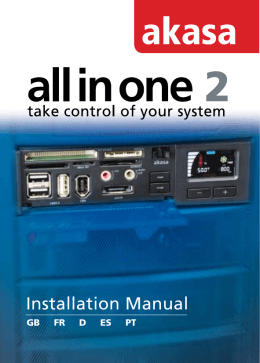 Installation Manual - Akasa Thermal Solution