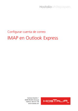 IMAP en Outlook Express