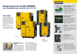 Compresores de tornillo KAESER