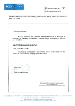 11 de Diciembre de 2013 - Asociación de CONSTRUCTORES