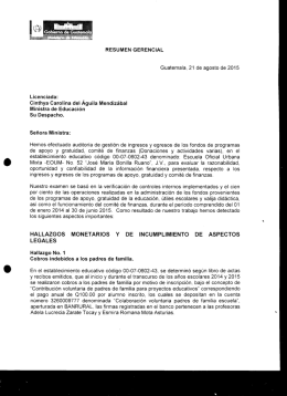 RESUMEN GERENCIAL