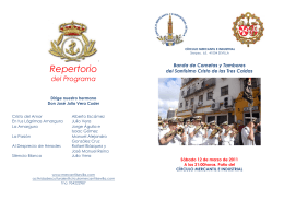 Repertorio - Círculo Mercantil e Industrial de Sevilla