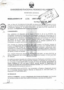 Resolución R. N° 4496-2007-UNFV