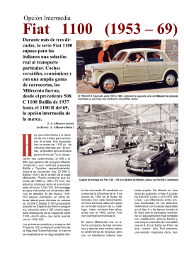 Fiat 1100 (1953 – 69) - Club Fiat Clásicos de Argentina