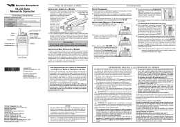 VX-230 Serie Manual de Operación