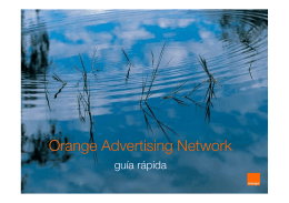 guía rápida - Orange Advertising Network