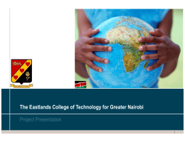 Eastlands College of Technology presentation Mar 2013