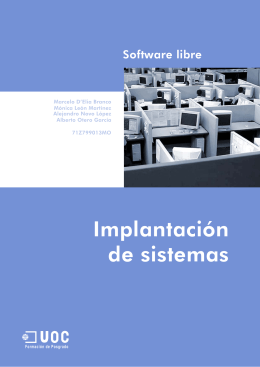 Implantación de sistemas - Universitat Oberta de Catalunya