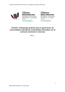 Videojuego gratuito para la generación de comunidades