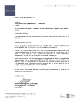 ARTURO CALLE - Procuraduría General de la Nación