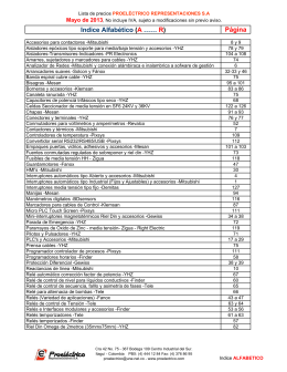 A Grupo - Proeléctrico Representaciones SA