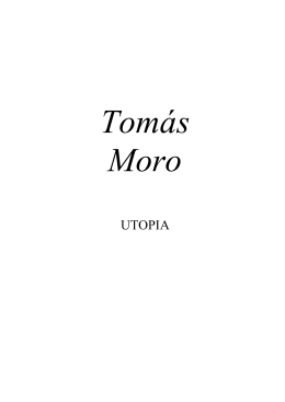 UTOPÍA, Tomás Moro