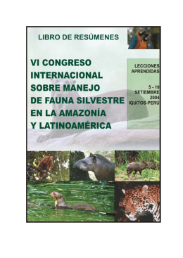 VI CONGRESO INTERNACIONAL - Bio