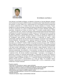 Dr. Víctor Manuel Luna Pabello - Coordinación de Estudios de