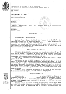 sentencia favorable - Tribunal Médico SL
