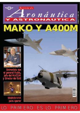 Revista Aeronáutica y Astronáutica de abril de 2002 [8633.90, pdf]