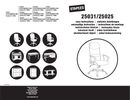 EU 25031_25025 chair instructions_R1_F.indd