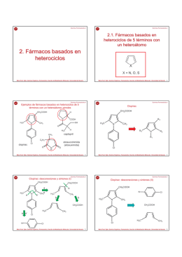 2. Fármacos basados en heterociclos