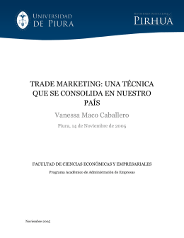 trade marketing: una técnica que se consolida en nuestro país