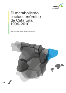 El metabolismo socioeconómico de Cataluña, 1996-2010