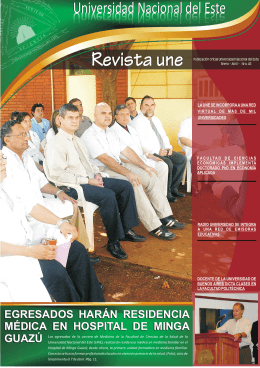 Revista une - Universidad Nacional del Este