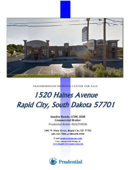 1520 Haines Avenue Rapid City, South Dakota 57701
