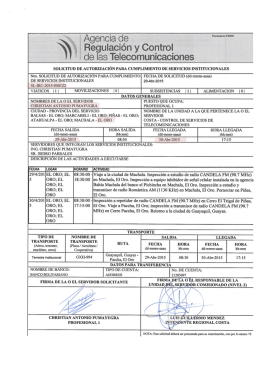 Se realizar - Agencia de Regulación y Control de las